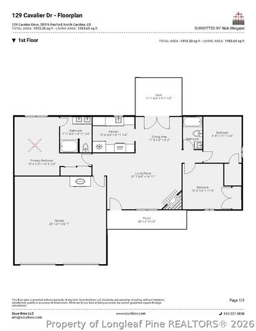 129 Cavalier Drive, Raeford, NC 28376