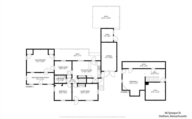 66 Sprague Street, Dedham, MA 02026