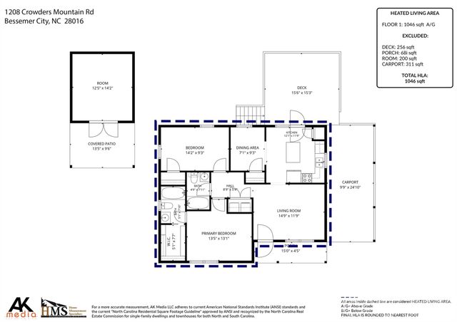 1208 Crowders Mountain Road, Bessemer City, NC 28016