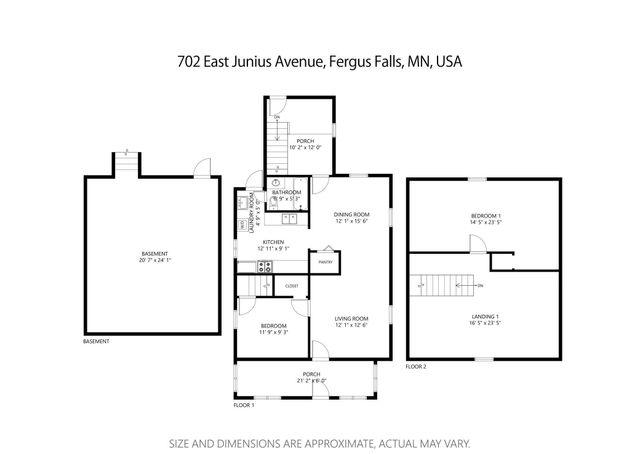 702 E Junius Avenue, Fergus Falls, MN 56537