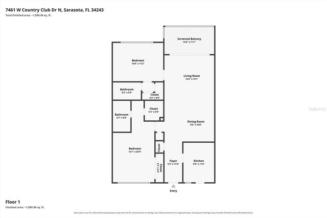 7461 W COUNTRY CLUB DRIVE N 408, Sarasota, FL 34243