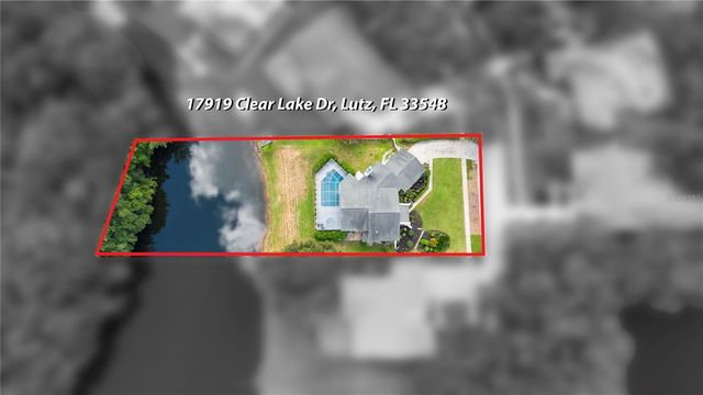 17919 CLEAR LAKE DRIVE, Lutz, FL 33548