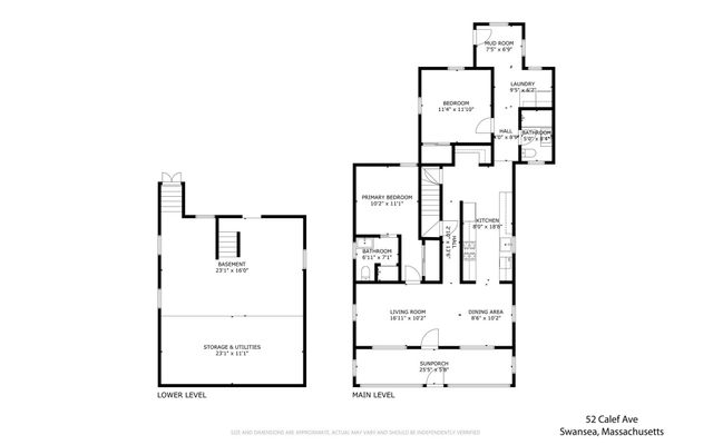 52 Calef Ave, Swansea, MA 02777