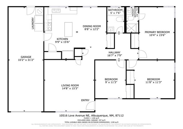 10516 Love Avenue NE, Albuquerque, NM 87112