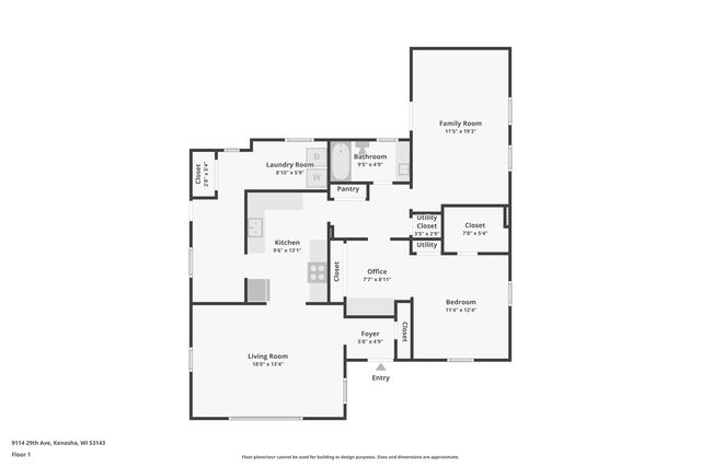 9114 29th AVENUE, Kenosha, WI 53143