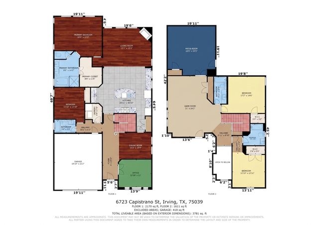 6723 Capistrano Street, Irving, TX 75039