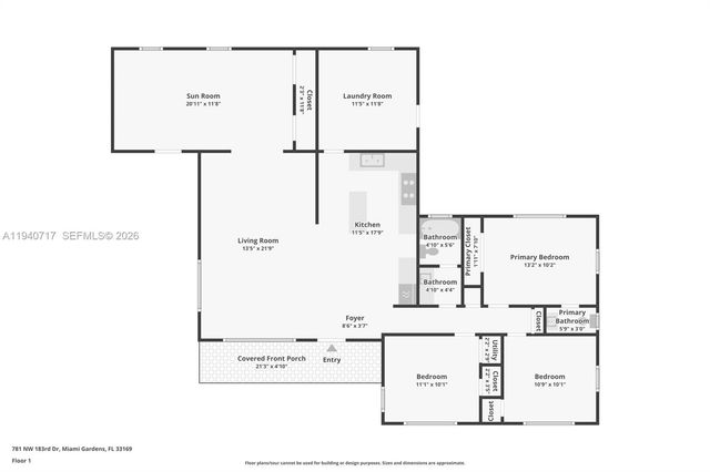 781 NW 183rd Dr, Miami Gardens, FL 33169