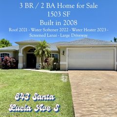 843 Santa Lucia AVE S, Lehigh Acres, FL 33974