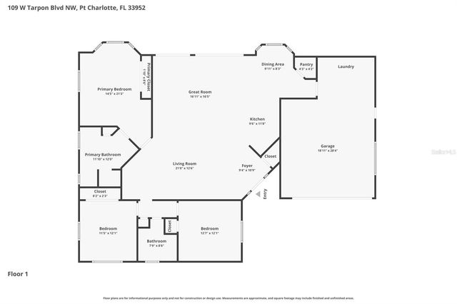 109 W TARPON BOULEVARD NW, Port Charlotte, FL 33952