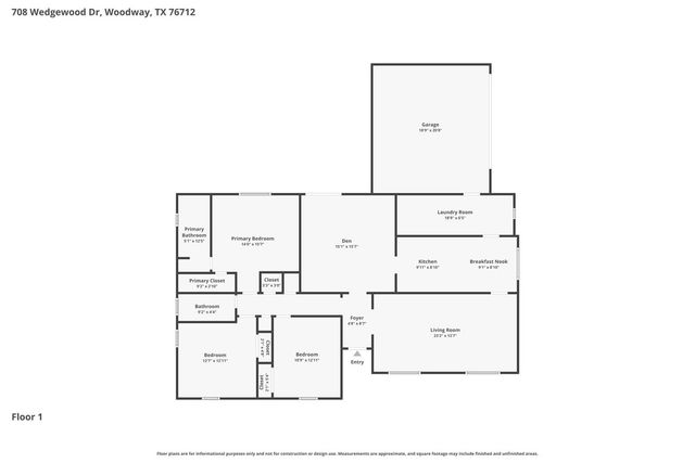 708 Wedgewood Drive, Woodway, TX 76712