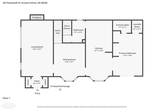357 ROOSEVELT Pl. Place, Grosse Pointe, MI 48236