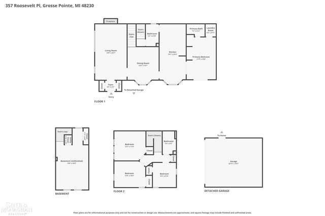 357 ROOSEVELT Pl. Place, Grosse Pointe, MI 48236