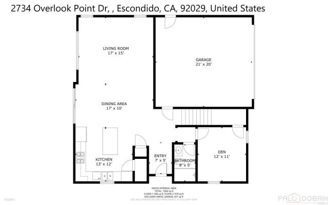 2734 Overlook Point Drive, Escondido, CA 92029