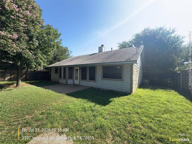 2107 Yaupon TRL, Cedar Park, TX 78613