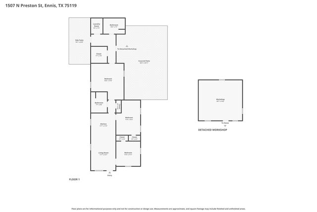 1507 N Preston Street, Ennis, TX 75119