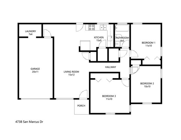 4738 San Marcus Drive, Mesquite, TX 75150