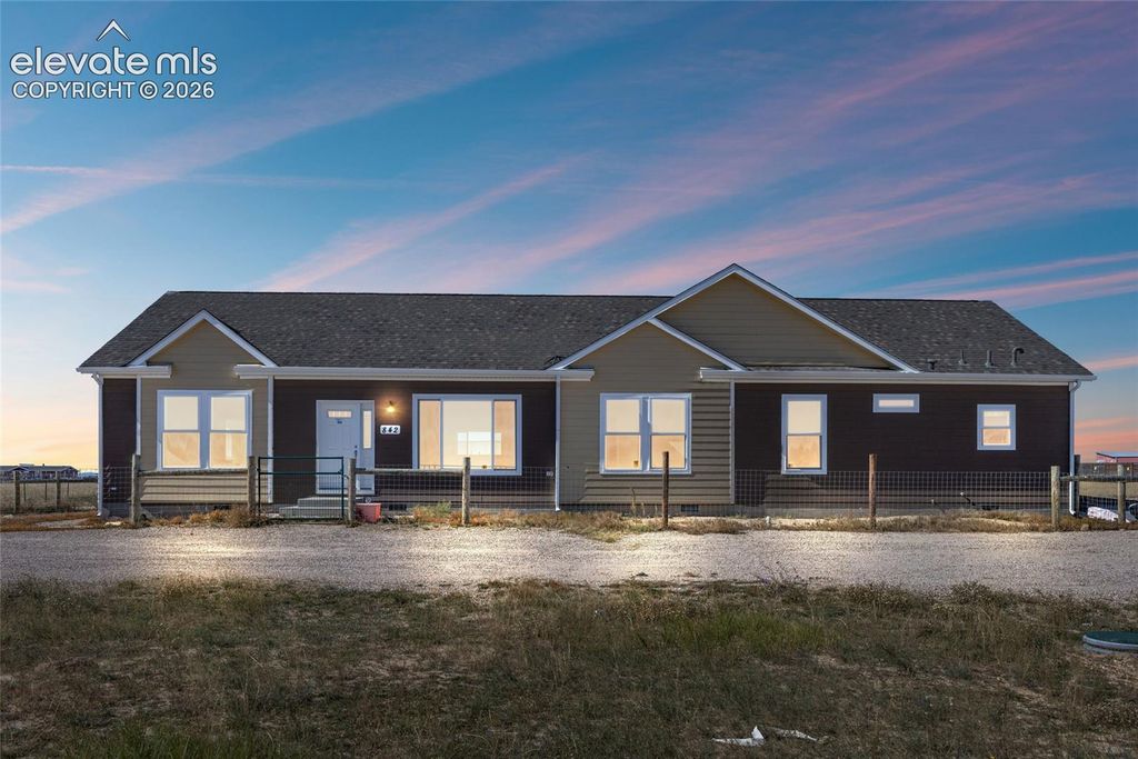 842 Spotted Owl Way, Calhan, CO 80808 — exterior