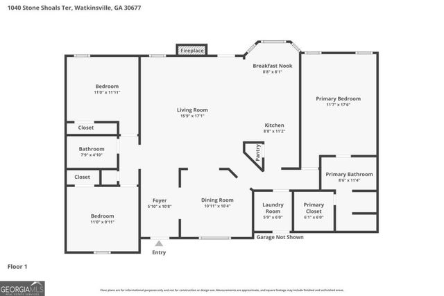 1040 Stone Shoals Terrace, Watkinsville, GA 30677