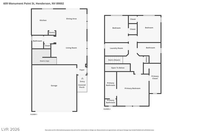 609 Monument Point Street, Henderson, NV 89002