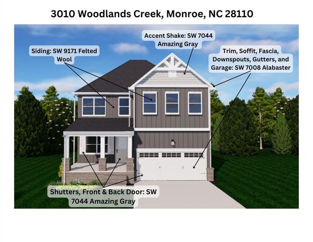 3010 Woodlands Creek Drive, Monroe, NC 28110