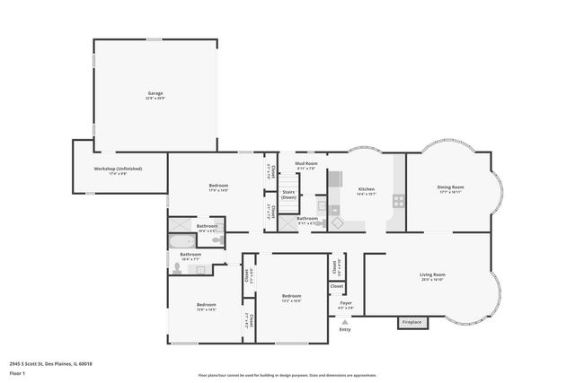 2945 S Scott Street, Des Plaines, IL 60018