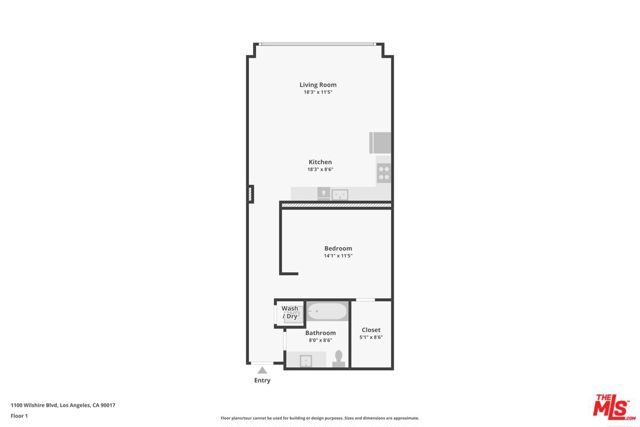 1100 Wilshire Boulevard 2209, Los Angeles, CA 90017