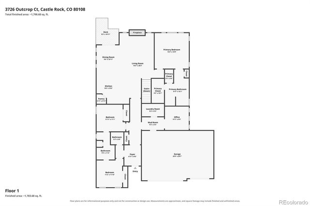 3726 Outcrop Court, Castle Rock, CO 80108