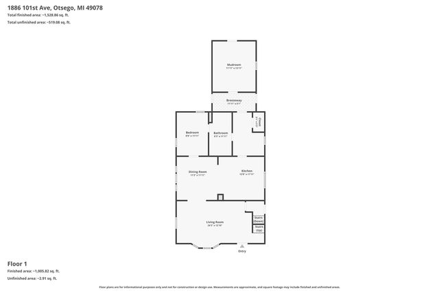 1886 101st Avenue, Otsego, MI 49078