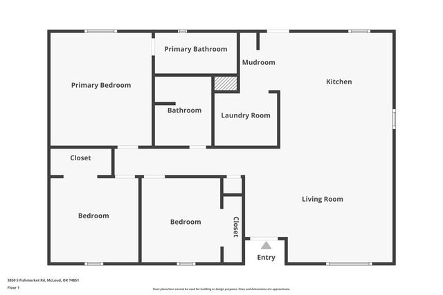 3850 S Fishmarket Road, Mcloud, OK 74851