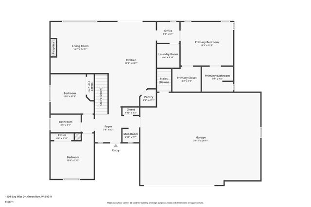 1104 BAY MIST DRIVE, Green Bay, WI 54311