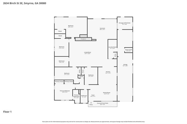 2634 Birch Street SE, Smyrna, GA 30080