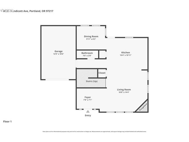 8625 N ENDICOTT Ave, Portland, OR 97217