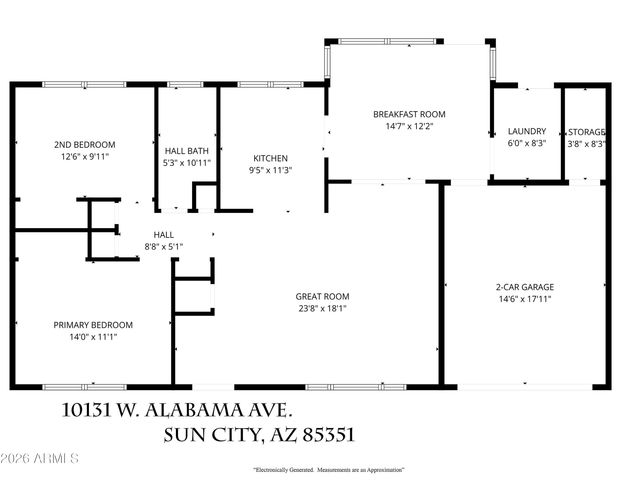 10131 W ALABAMA Avenue, Sun City, AZ 85351