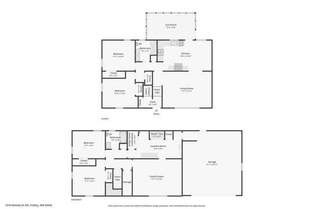 7410 Melody Drive NE, Fridley, MN 55432