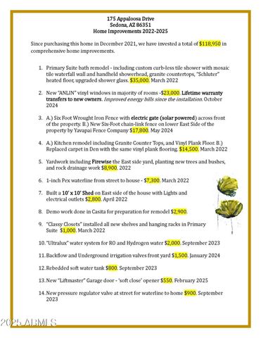 175 APPALOOSA Drive, Sedona, AZ 86351