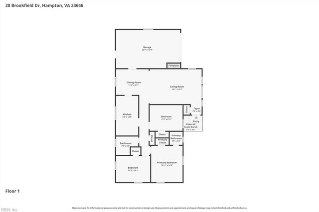 28 Brookfield DR, Hampton, VA 23666