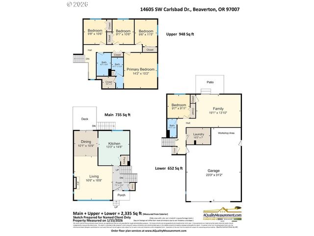 14605 Sw CARLSBAD Dr, Beaverton, OR 97007