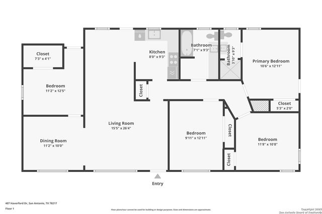 407 HAVERFORD DR, San Antonio, TX 78217