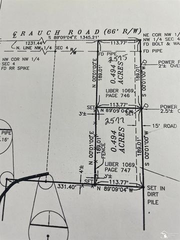 2577 Rauch Road, Erie, MI 48133