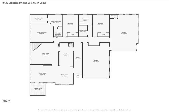 4436 Lakeside Drive, The Colony, TX 75056