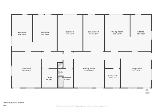 1102 Dew St, Nashville, TN 37206