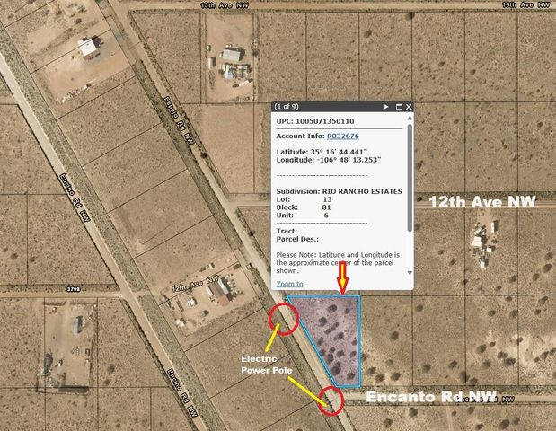 U6 B81 L13 Espejo Road NW, Rio Rancho, NM 87144