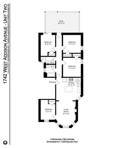 1742 W Addison Street 2, Chicago, IL 60613