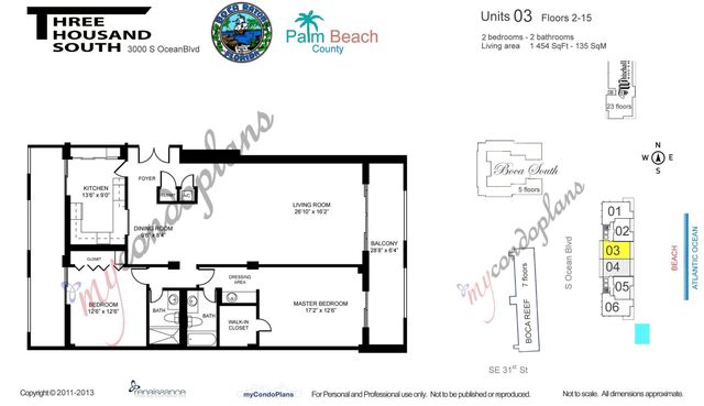 3000 S Ocean Boulevard 1103, Boca Raton, FL 33432