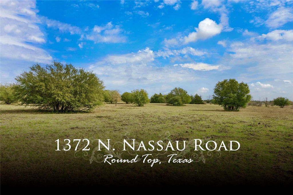1372 N Nassau Road, Round Top, TX 78954