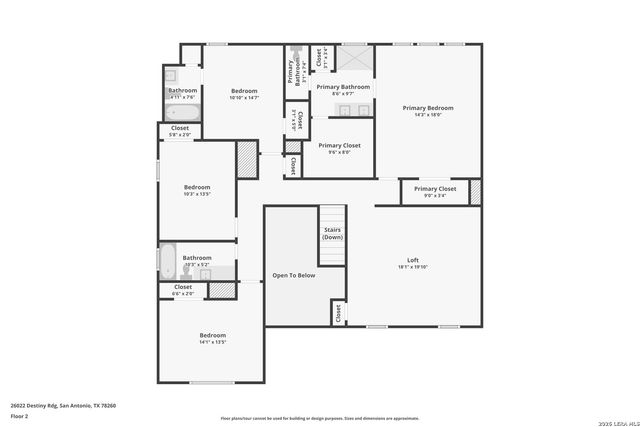 26022 DESTINY RDG, San Antonio, TX 78260