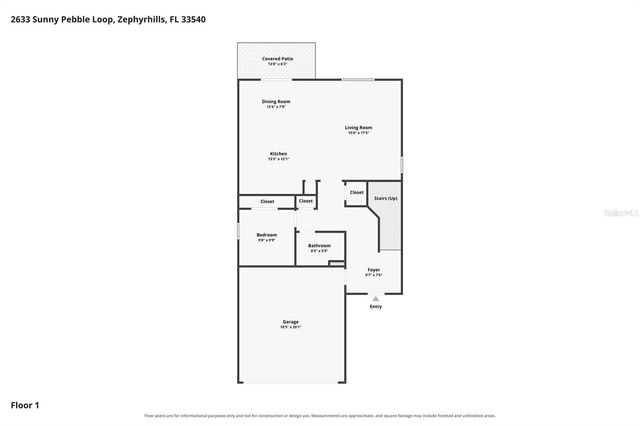 2633 SUNNY PEBBLE LOOP, Zephyrhills, FL 33540