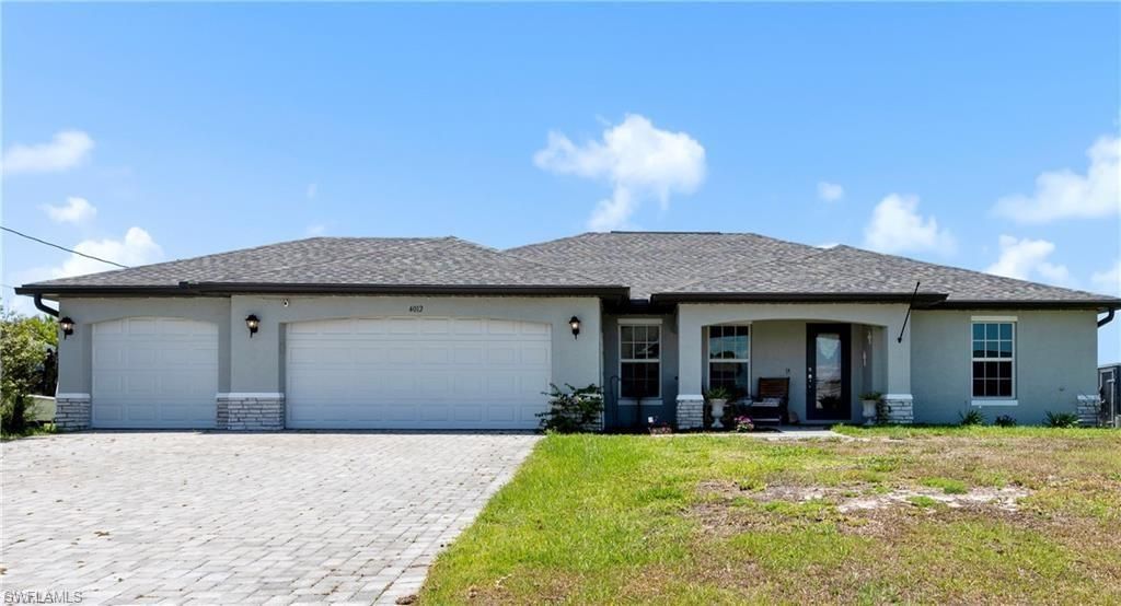 4012 NW 36th PL, CAPE CORAL, FL 33993 — exterior