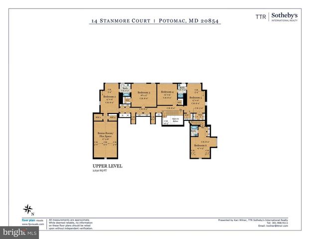 14 STANMORE CT, Potomac, MD 20854