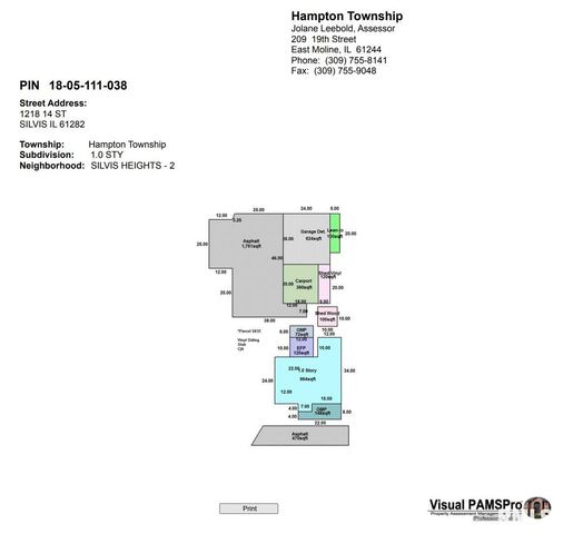 1218 14TH Street, Silvis, IL 61282